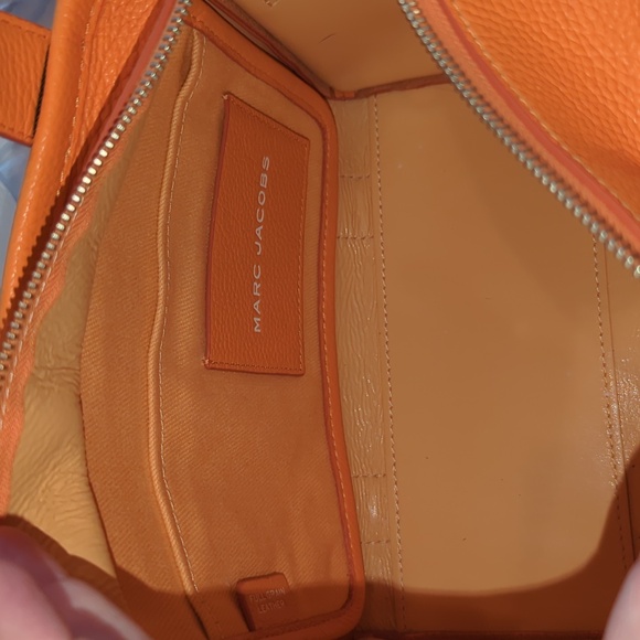 EUC The Tote Bag Marc Jacobs Scorched Orange Leather Small - Picture 14 of 16